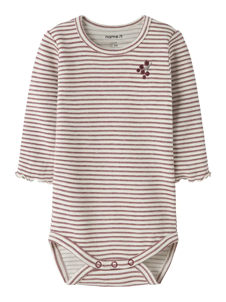 Bripa Langærmet Body Oxblood Red 50