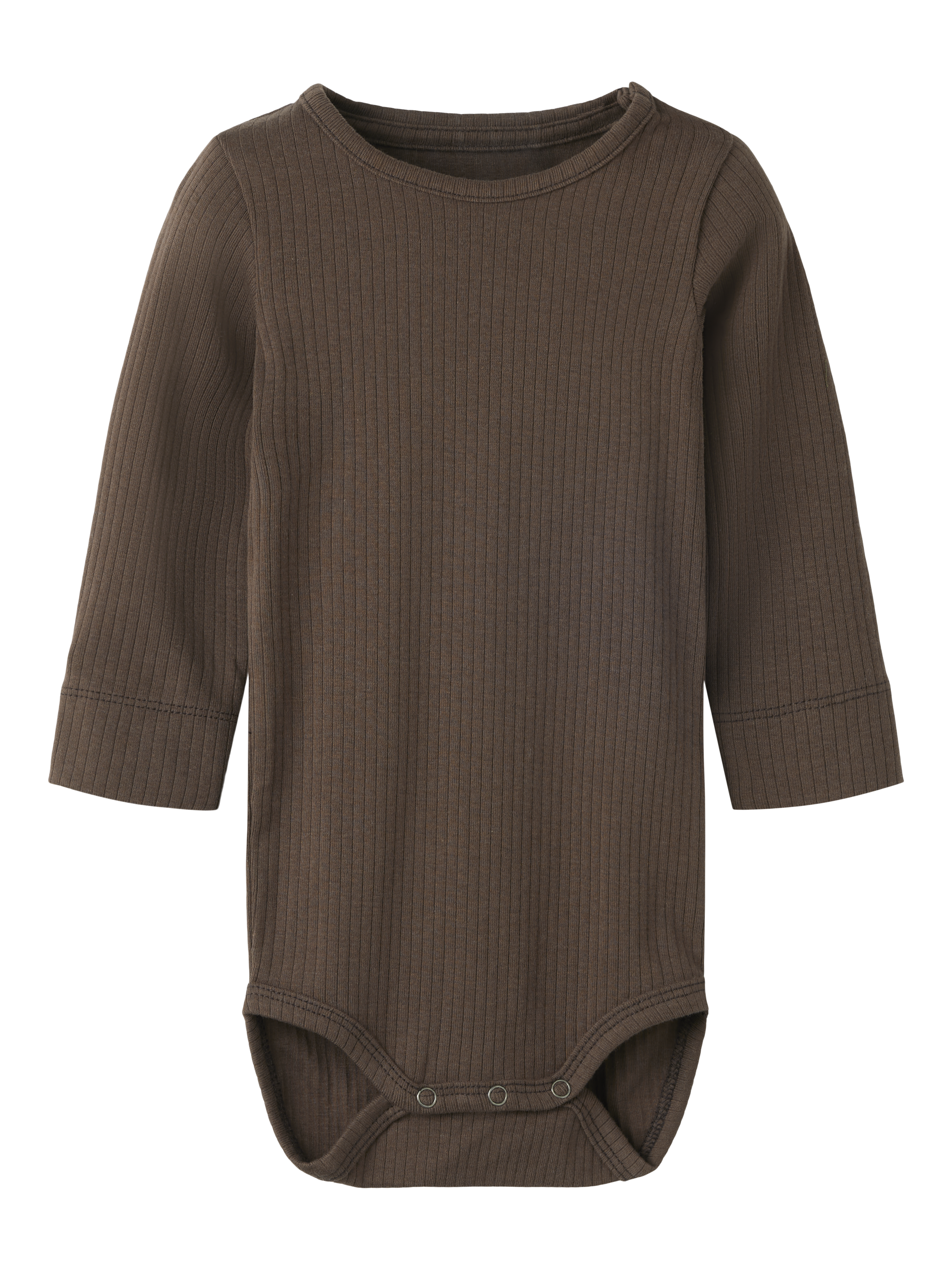 Ensfarvet Langærmet Body  Str  50-92 74