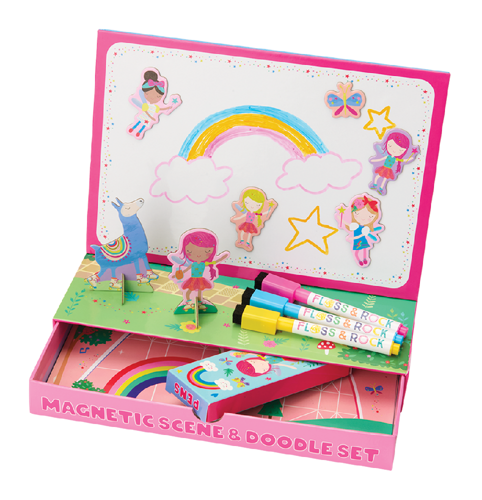 Floss   Rock Magnetisk Lege   Tegnesæt Rainbow Fairy