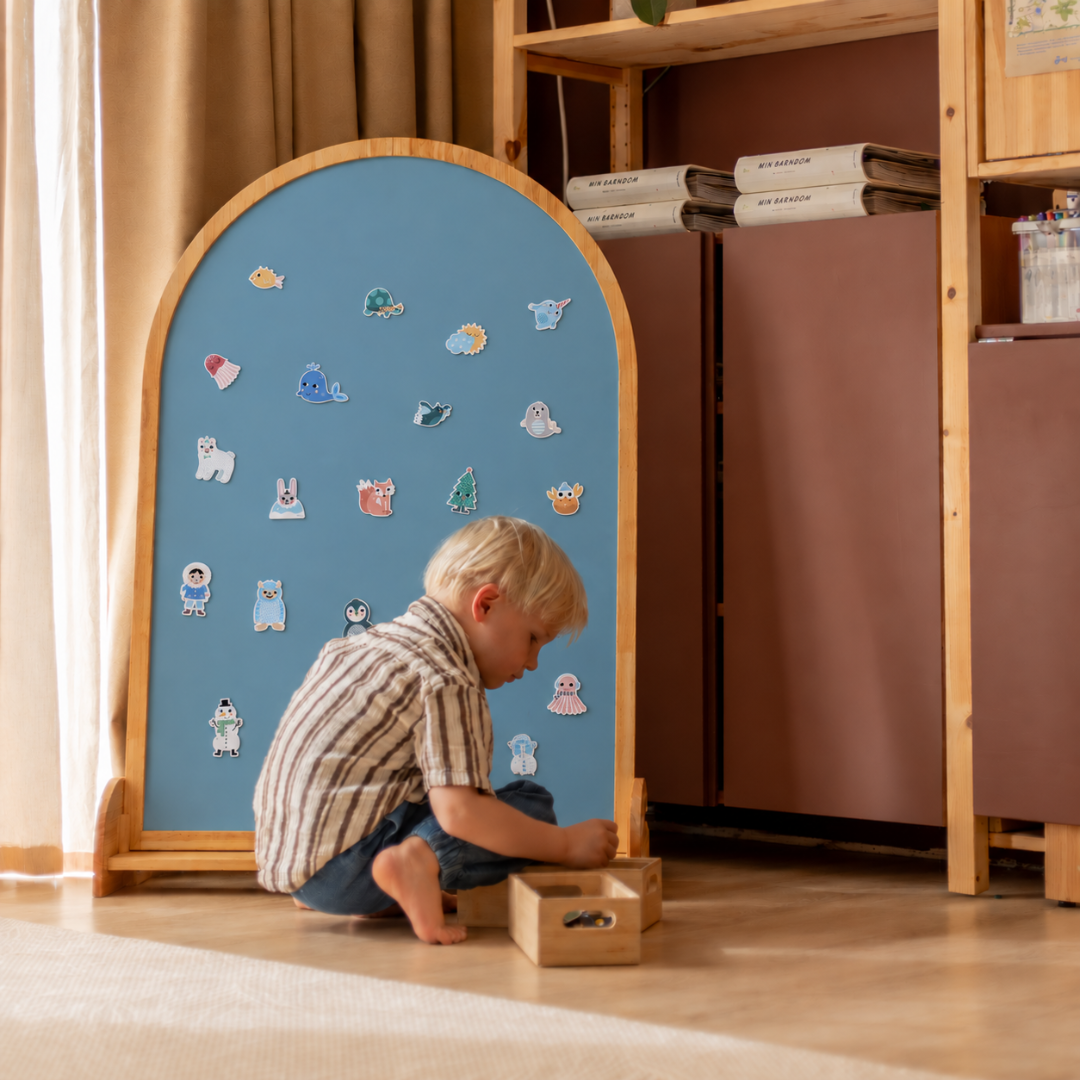 Hemmingsen Kids Magnettavle   Egetræ 100   70 Cm