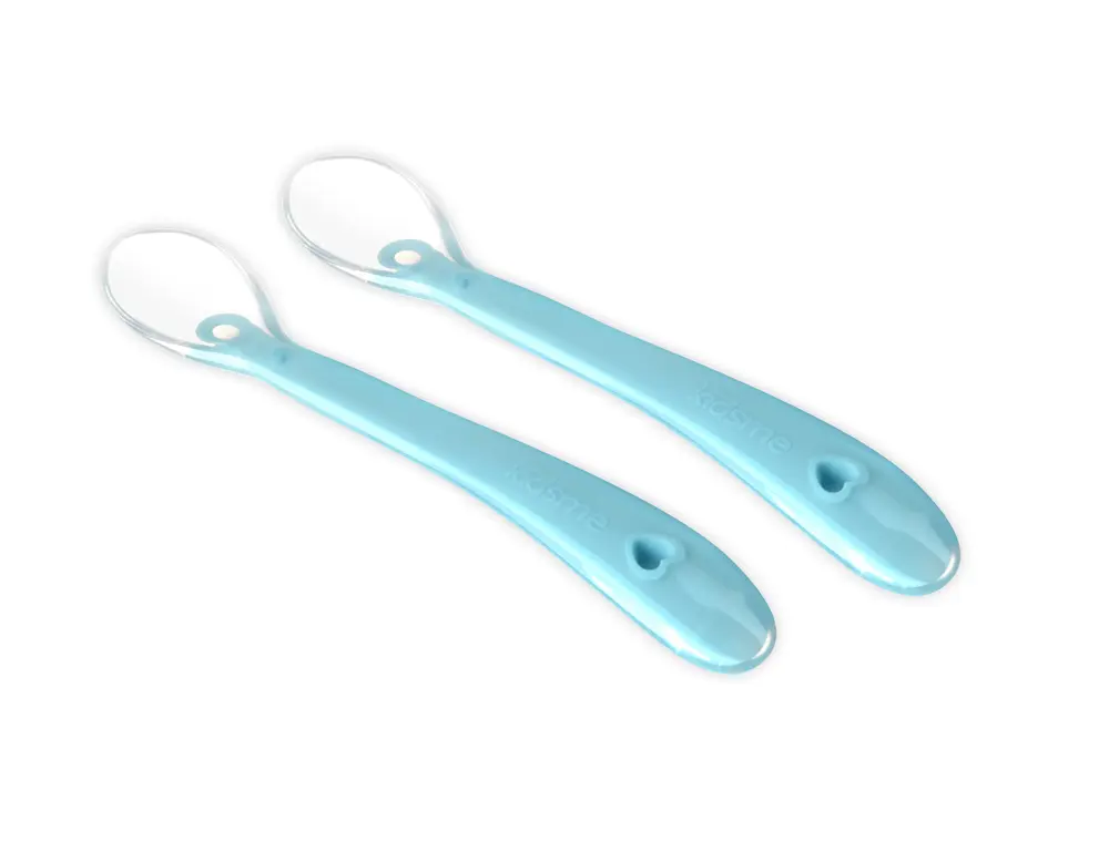 Kidsme Silicone Spoon  -pak Aqua Marine