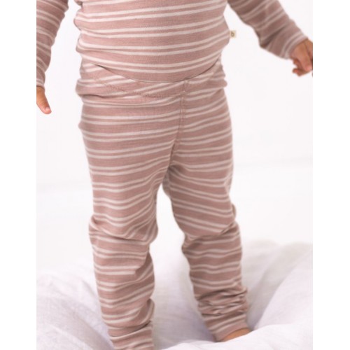 Leggings   100  Merino Uld  Oeko-texâ  56 Soft Rose Nature Melange