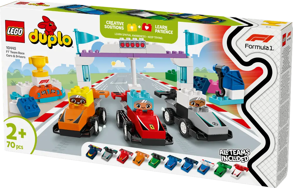 Lego Duplo F1-teams    Racerbiler   Kørere