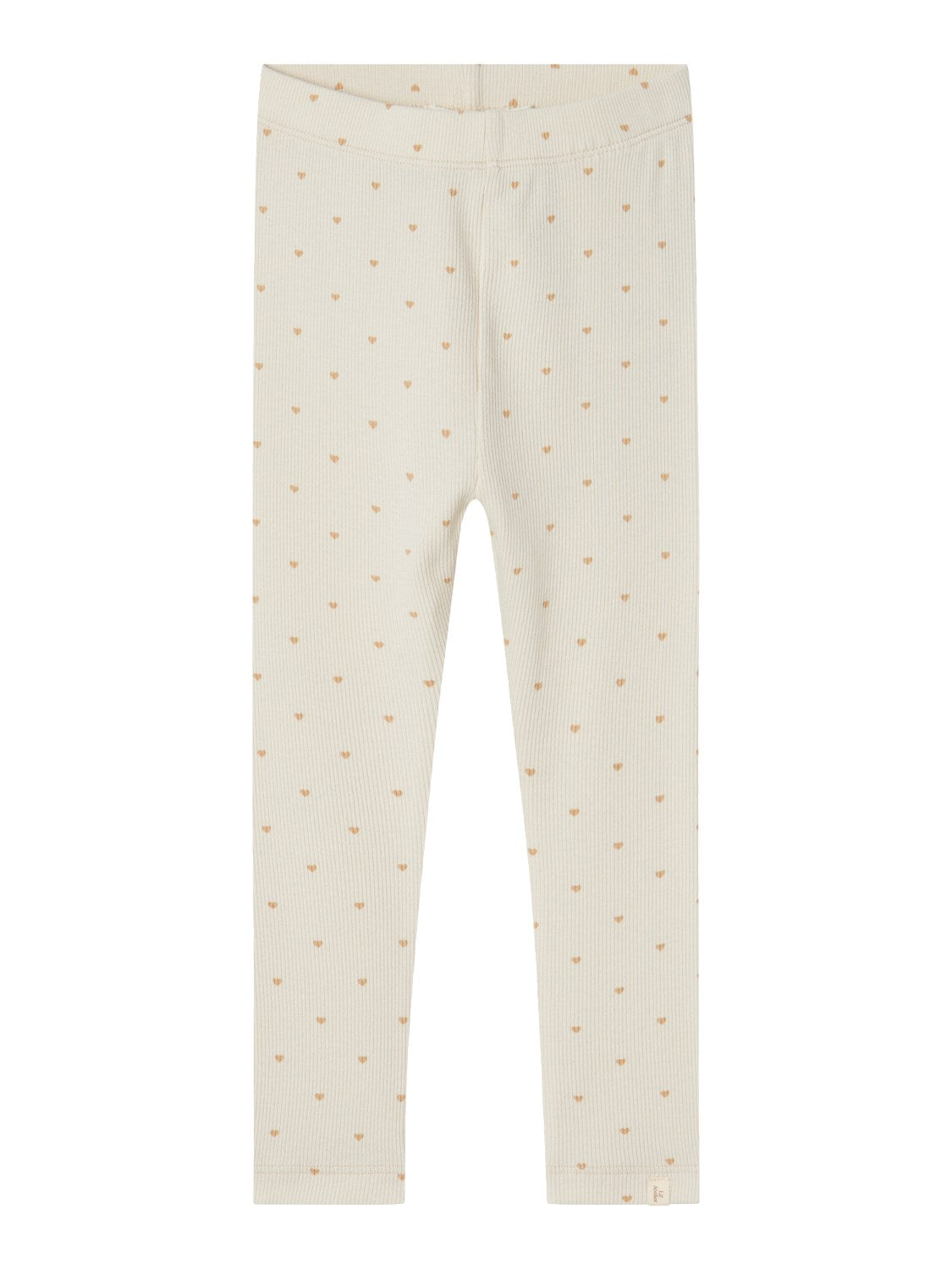 Lil Atelier Gago Slim Leggings Med Hjerter Turtledove 92 Cm
