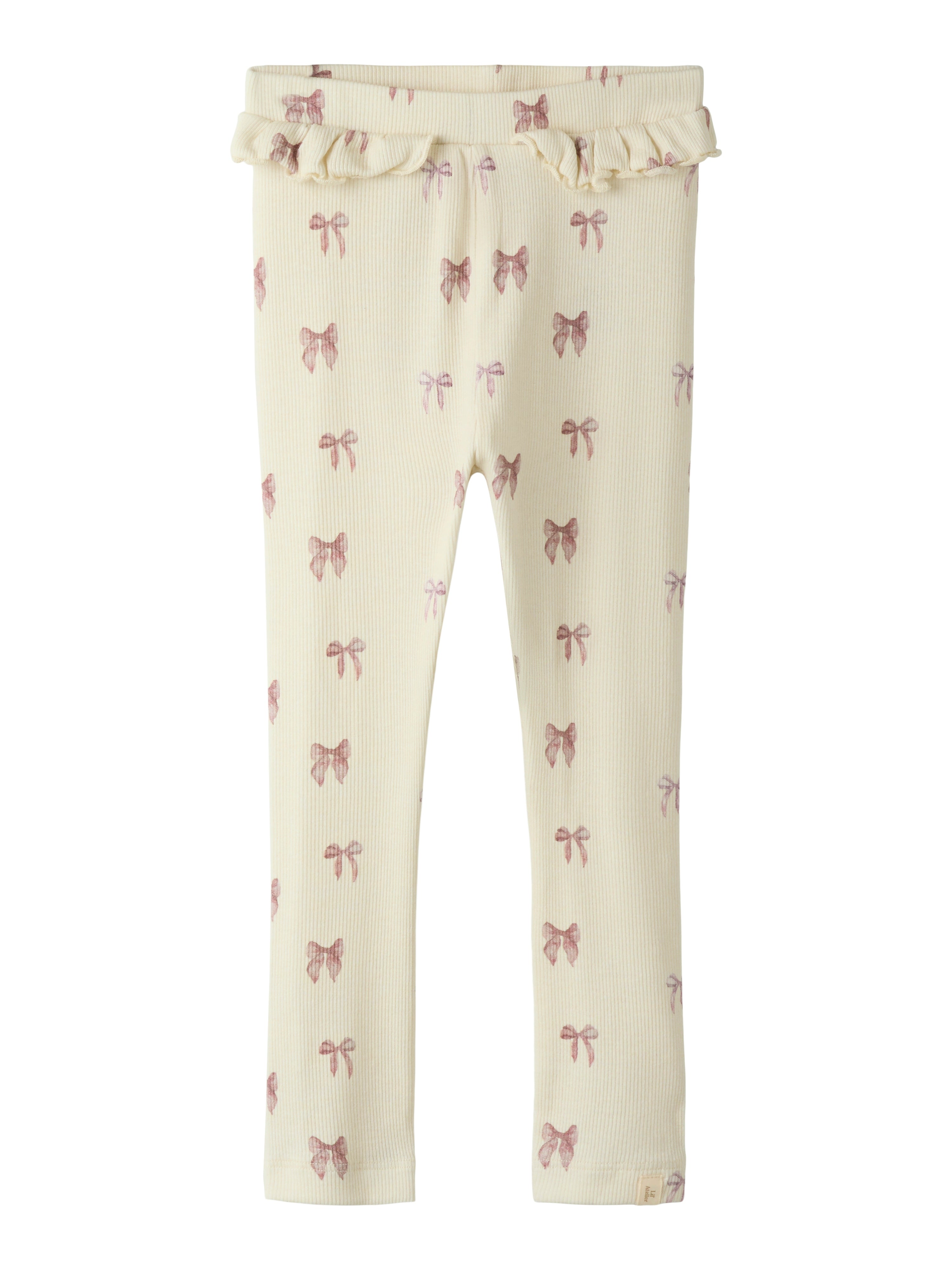 Lil Atelier Gavo Efi Slim Leggings Turtledove Bow 92 Cm