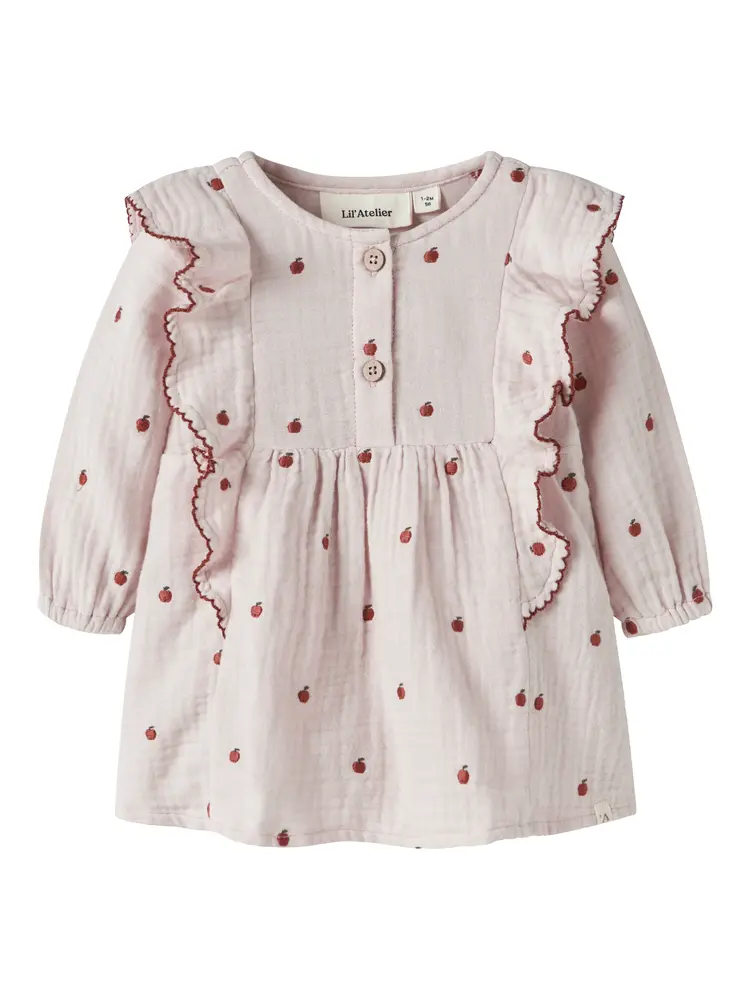 Lil  Atelier Kamma Langærmet Body Kjole Hushed Violet 68
