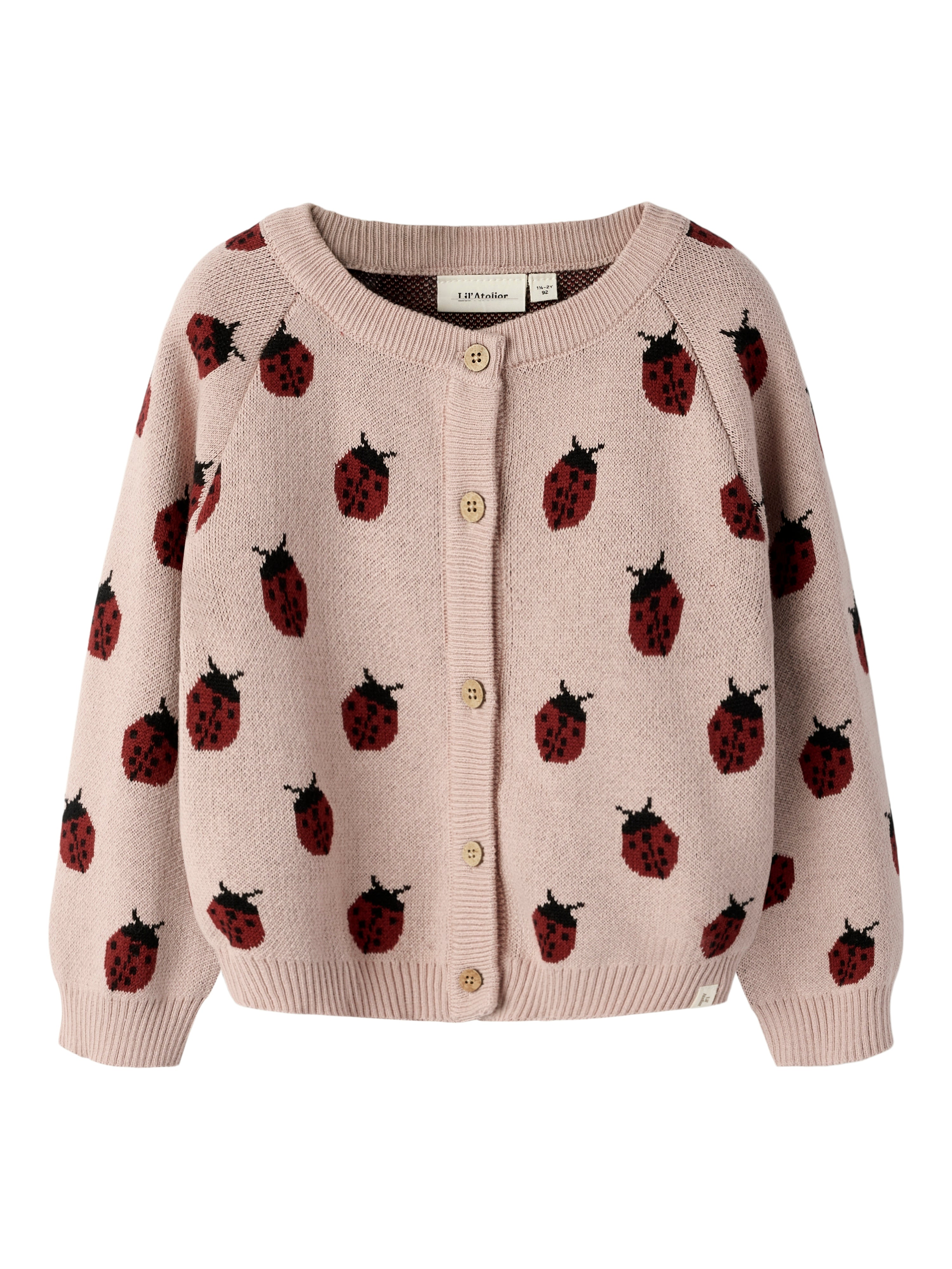 Lil Atelier Lulio Knit Cardigan Noos Misty Rose 92 Cm