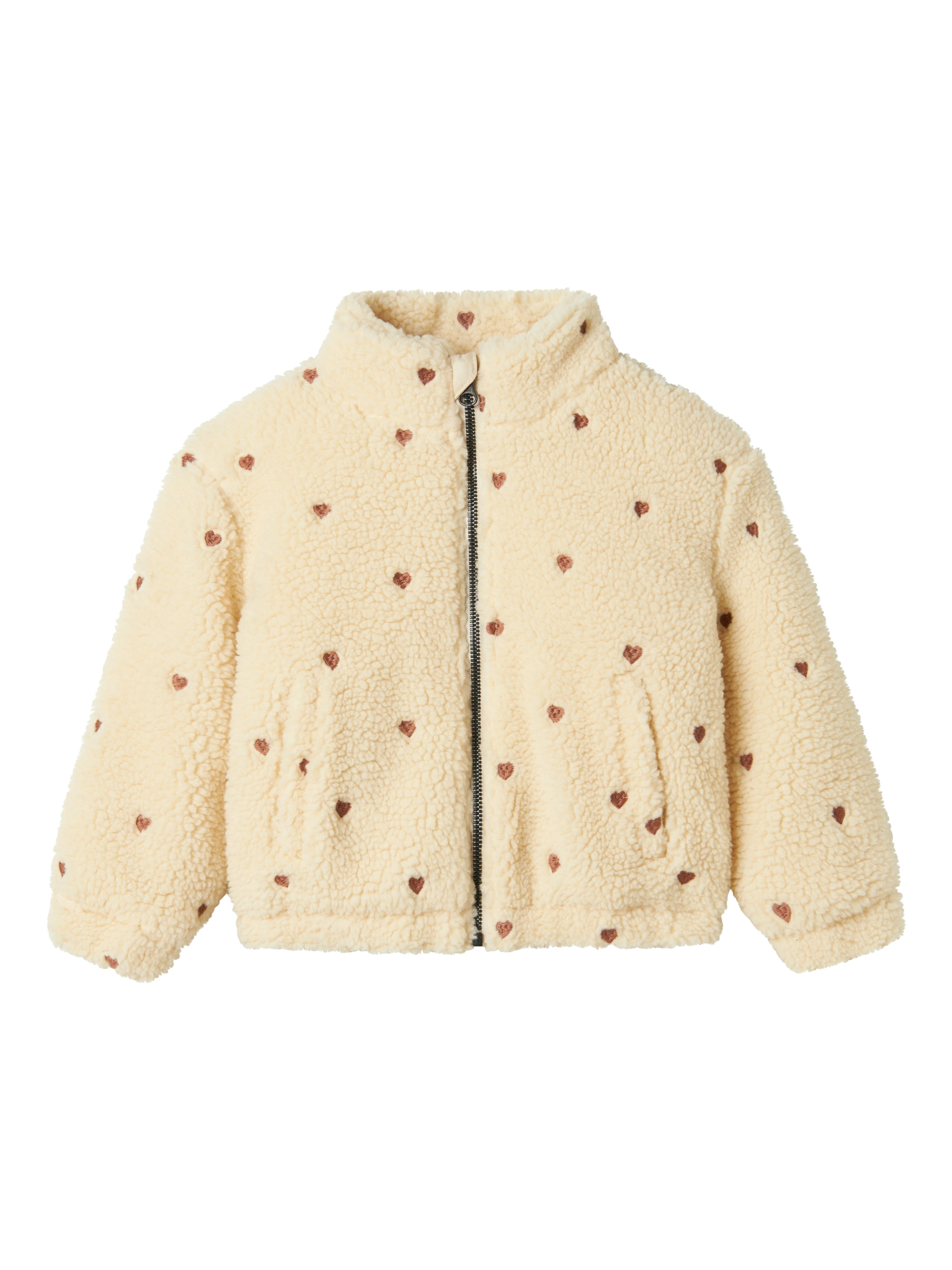Lil Atelier Nalo Sherpa Loose Jacket Sandshell 86 Cm