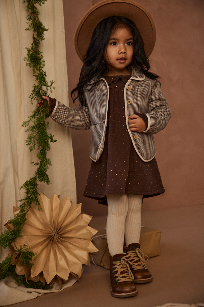 Lil Atelier Relvira Loose Dress Rocky Road 92 Cm