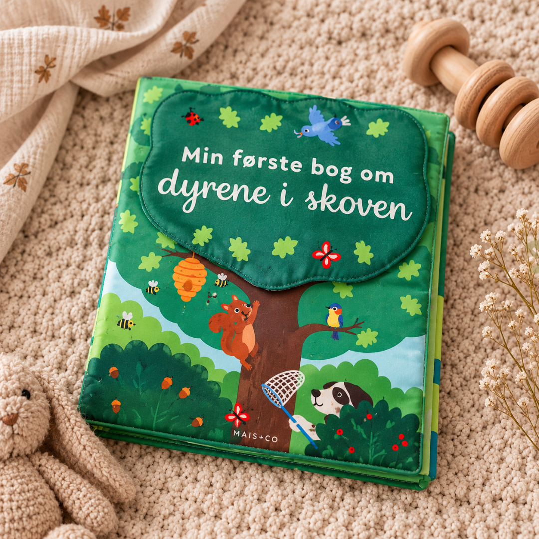 Min Første Bog Om Dyrene   Skoven Stofbog