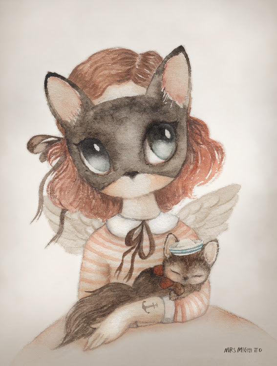 Miss Charlie Plakat 18x24 Cm Mrs  Mighetto