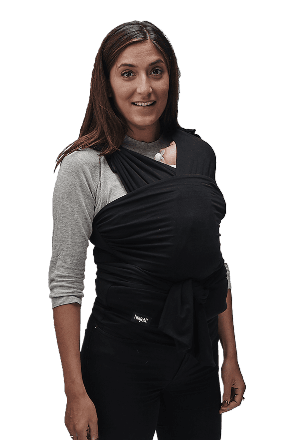 Najell Wrap Charcoal Black
