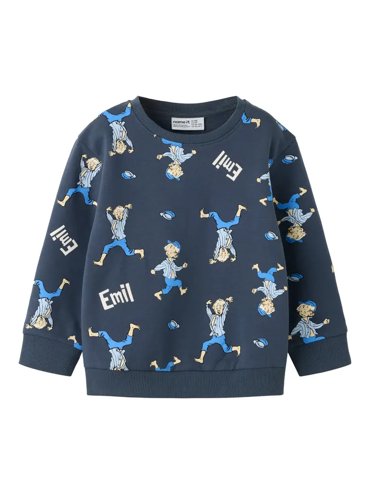 Name It Alfe Emil Sweatshirt Ombre Blue 86