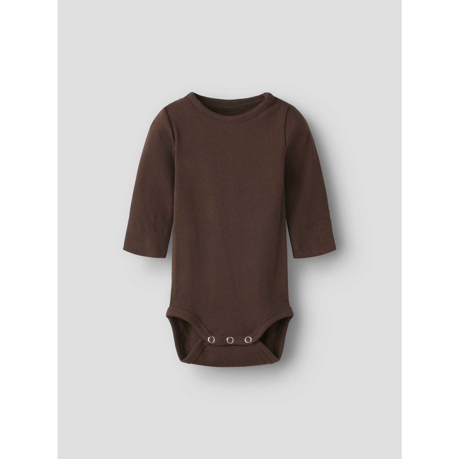 Name It Ensfarvet Langærmet Body Til Baby Neutral 80