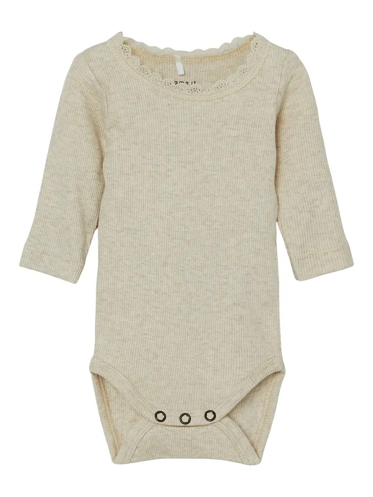 Name It Kab Langærmet Body Peyote Melange 80