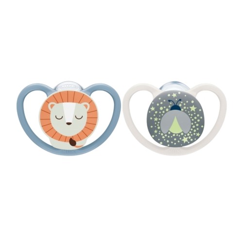 Nuk Perfect Match Air Night  Str     18-36 Mdr  Anatomisk Silikone   -pak