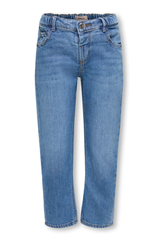 Only Mini Valentine Straight Jeans  Medium Blue Denim 92 Cm