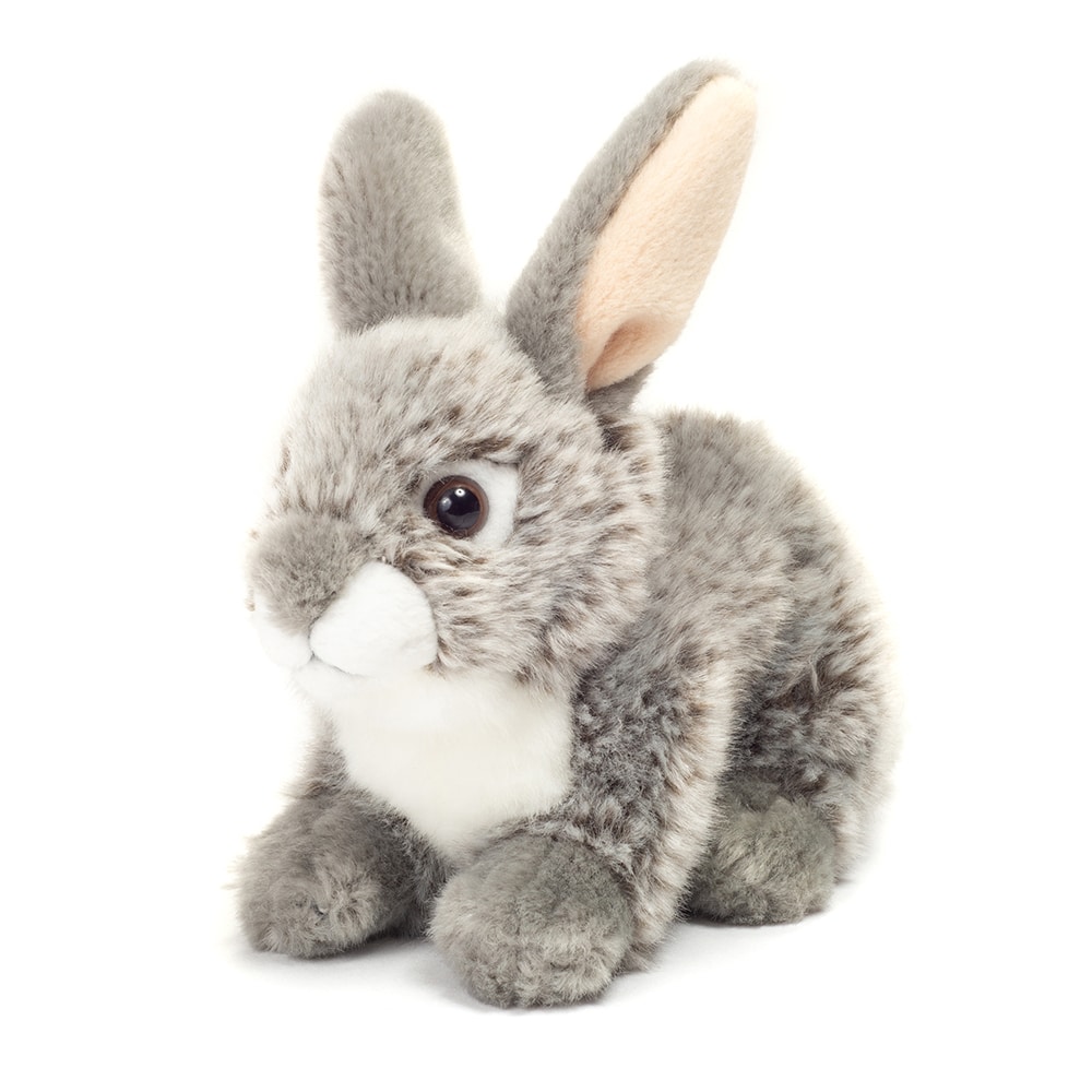 Teddy Hermann Siddende Kanin Grå 18 Cm