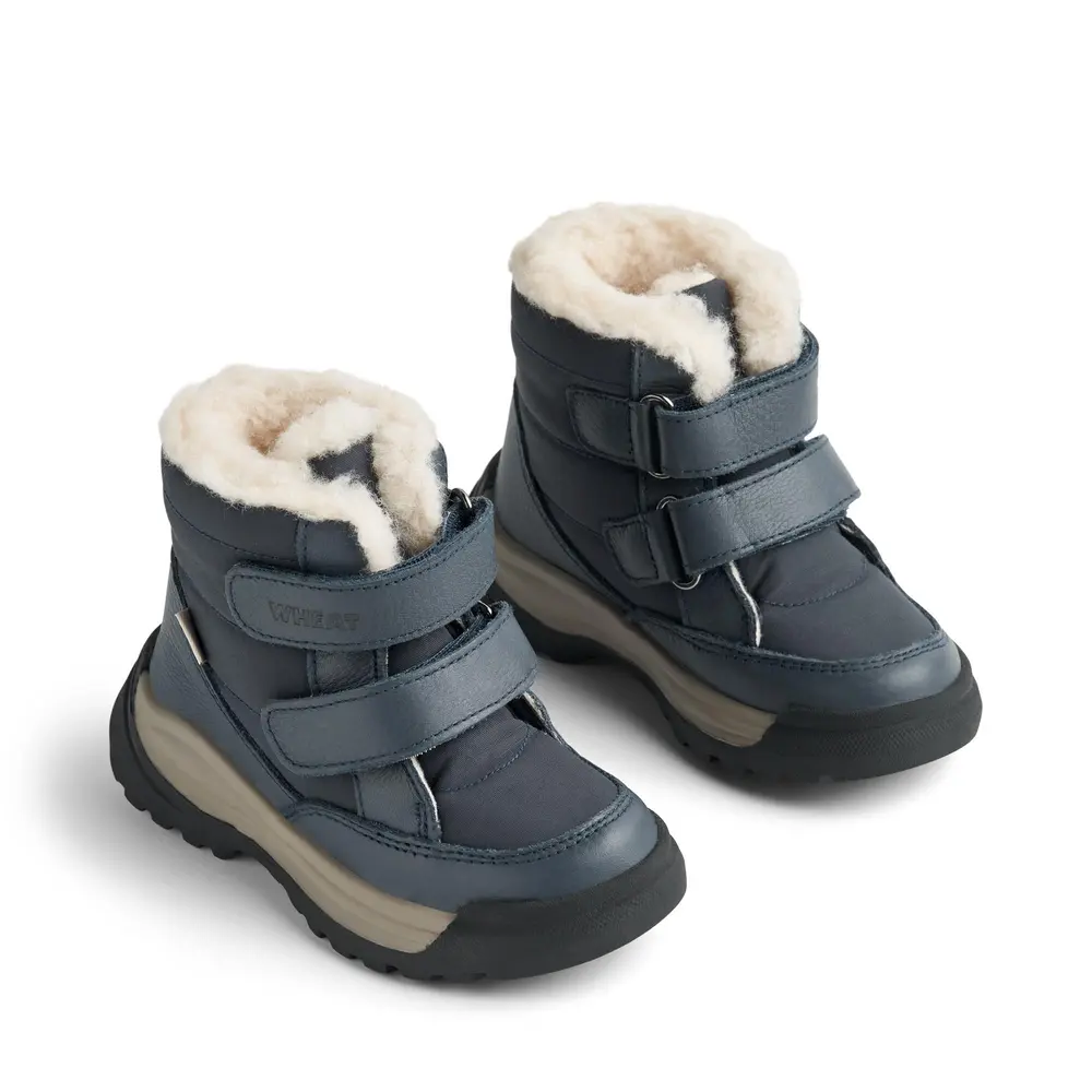 Wheat Millas Vinterstøvle Tex Navy 26